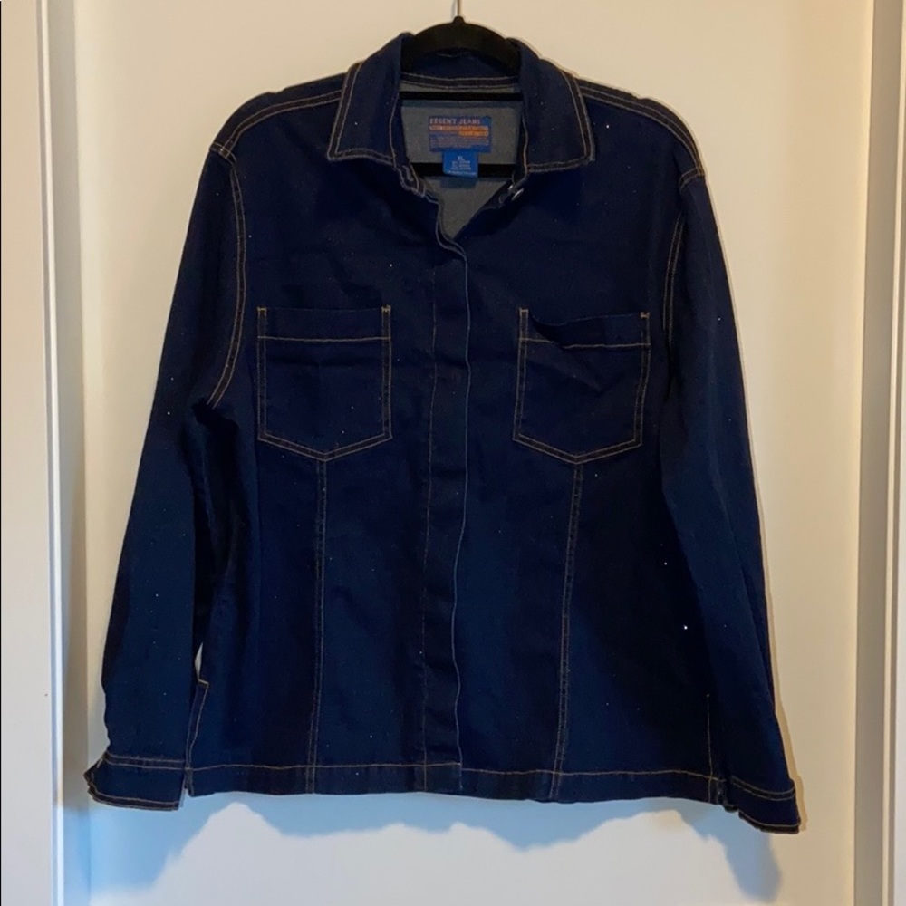 3/$25 - Sparkly Jean Blouse